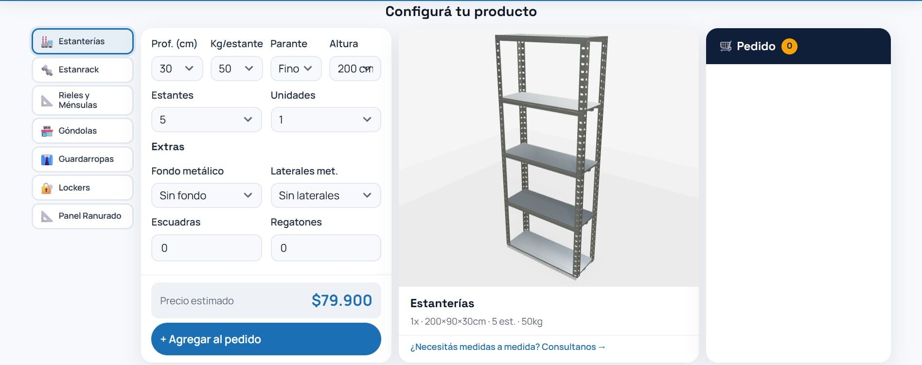 Configurá tu producto a medida, online